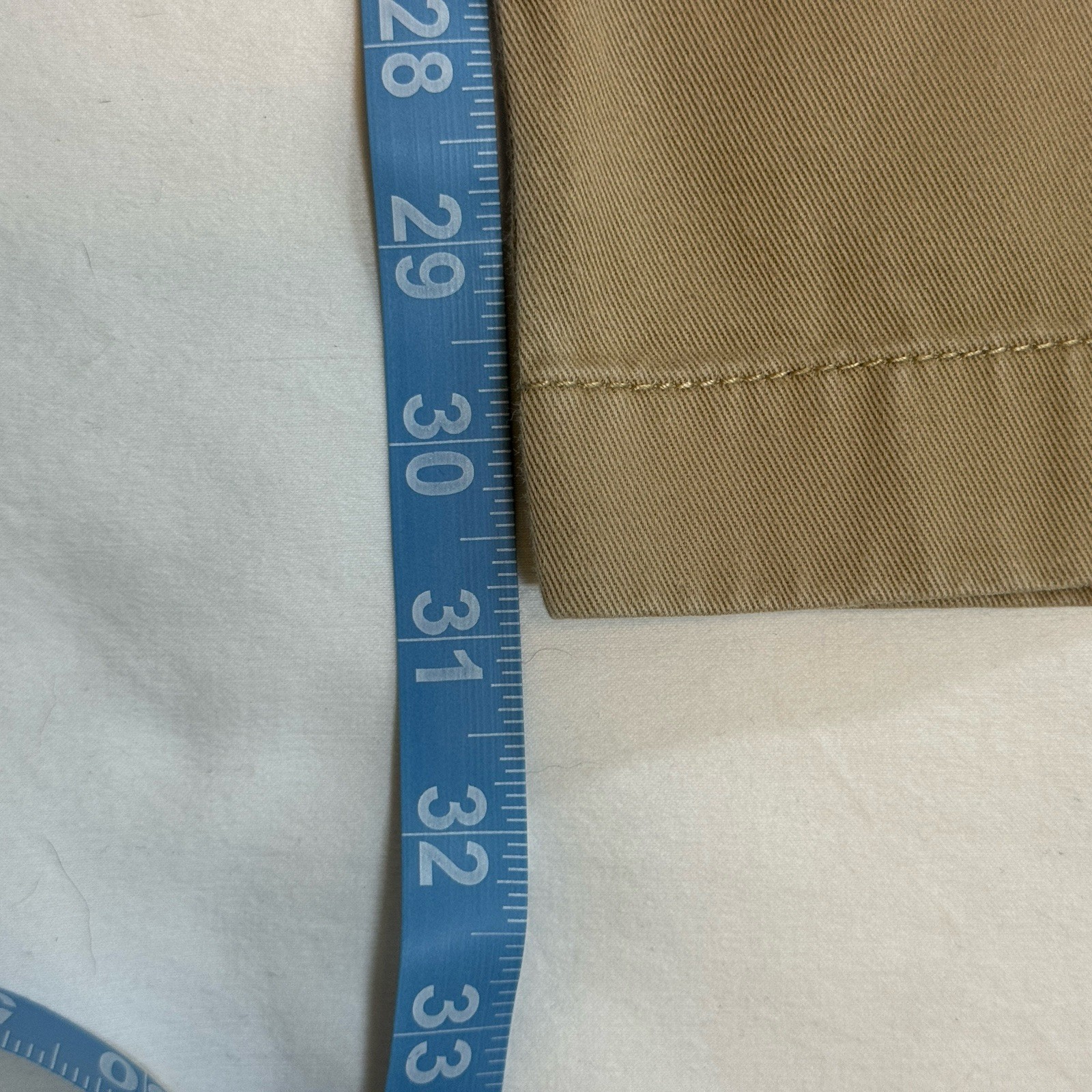 J.Crew The Sutton Mens Pants 31×32* (31L)Tan 38648 Mid-weight Straight Fit Chino