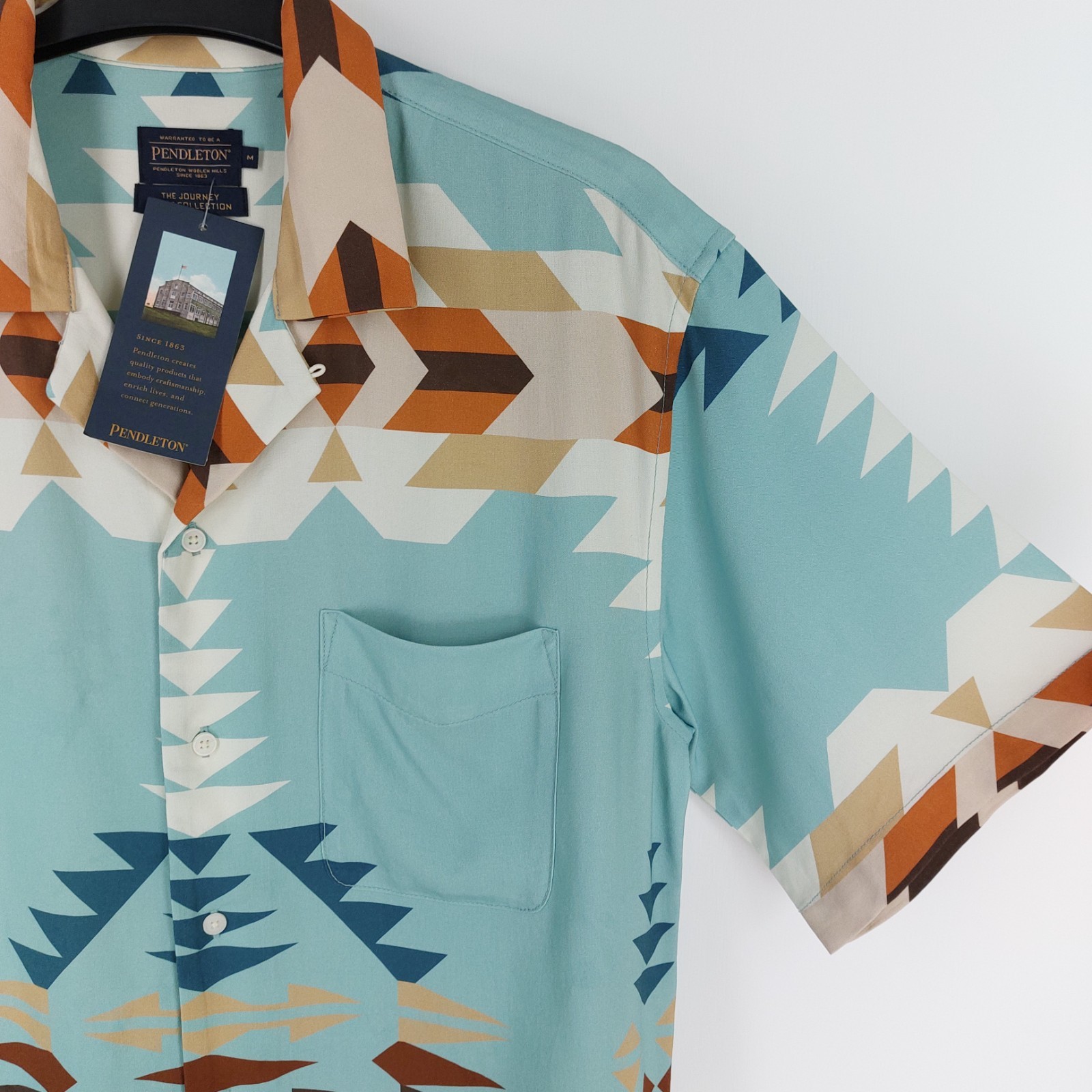 Pendleton Men’s Size Medium Southwestern Journey West Resort Shirt BNWT RRP £100