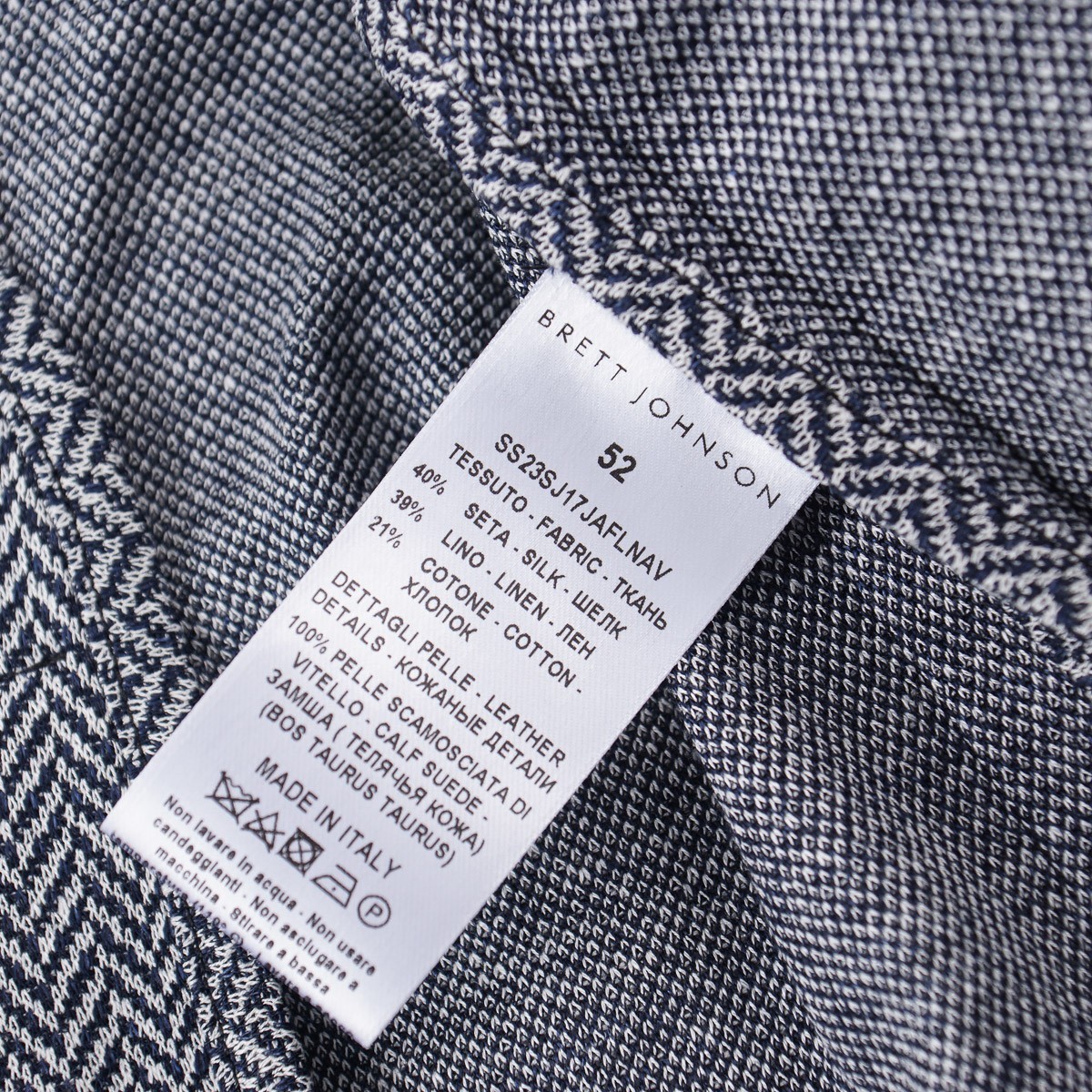 Brett Johnson Lightweight Unlined Shirt-Jacket Blazer Slim L (40-42) Eu52 NWT