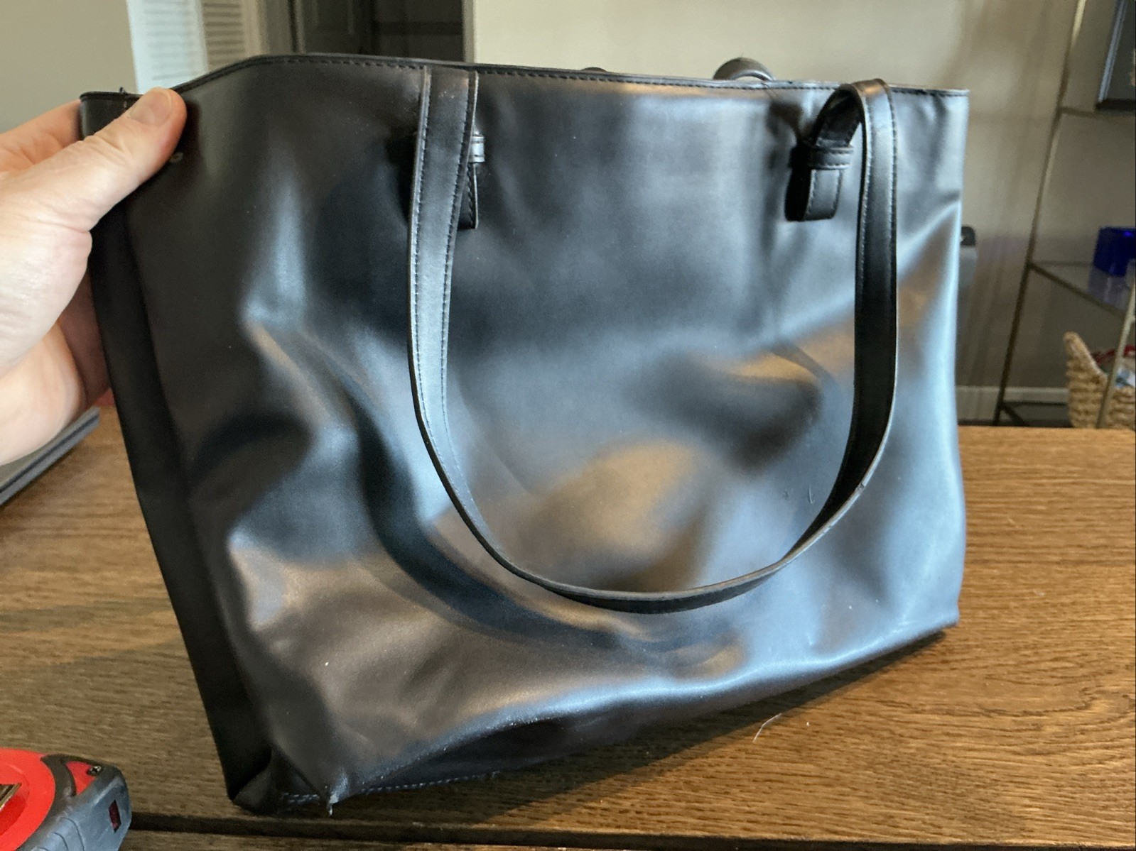 Work Tote Handbag – A New Day – Black – 14×10.5 Inches