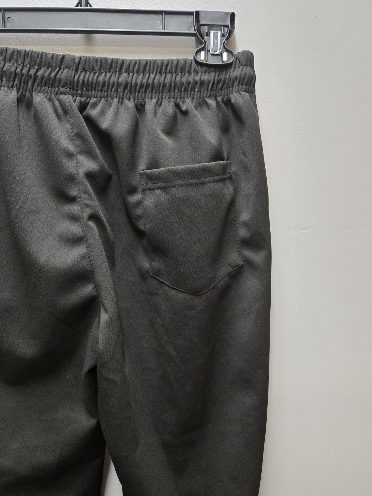 Black Sweatpants Joggers Drawstring Waist Unbranded Unisex Large NWOT