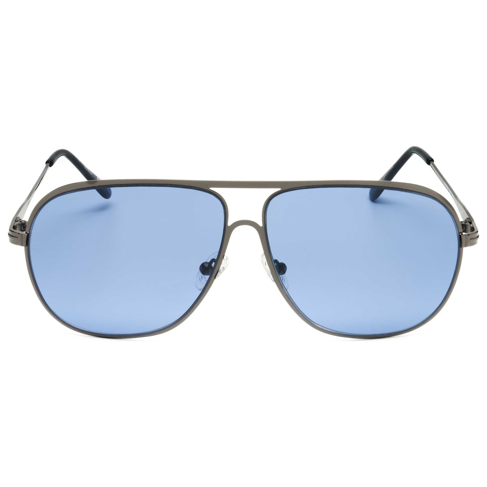 Guess Unisex 60 mm Shiny Gunmetal Sunglasses GF0208-08V-60