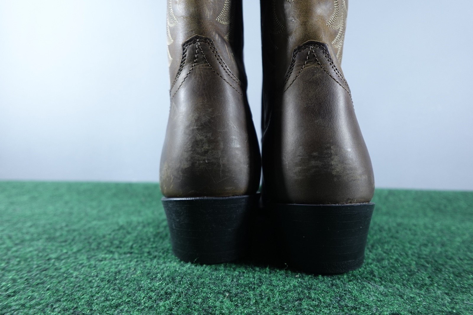 Ariat Heritage R Toe 34725 Brown Leather Western Boots Men 13 D Cowboy