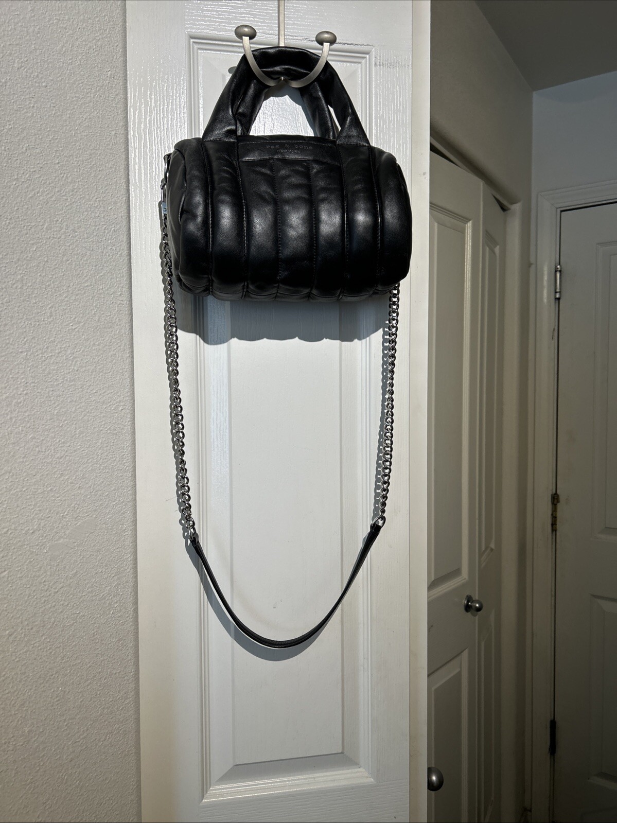 Rag & Bone Mini Cloud Duffle Crossbody Shoulder Bag 10x7x3”