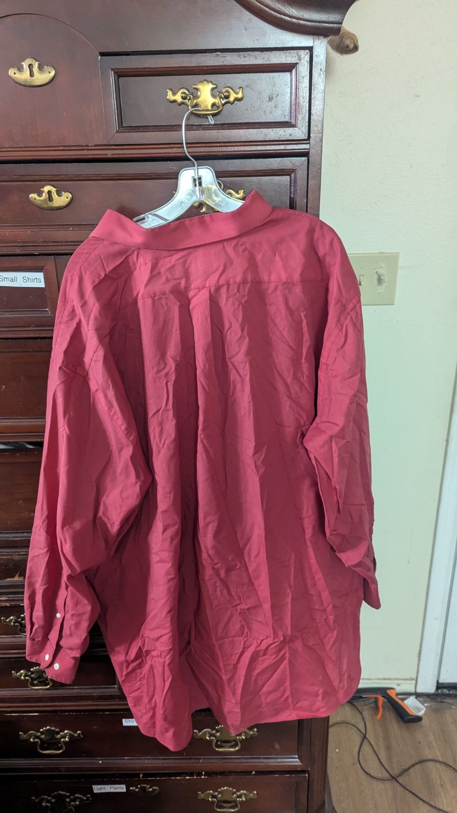 Large Lot MENS BUTTON DOWN DRESS SHIRTS 4XL 20×34/35/36/37/38/39 22×35 SOLID