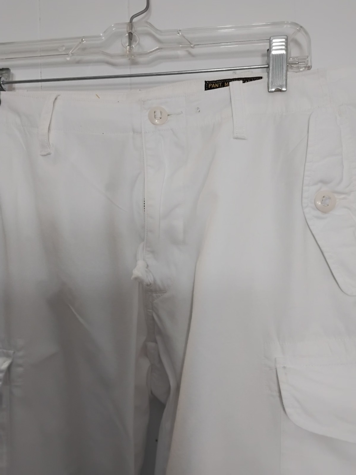 Ralph Lauren White Cargo Combat Pants Size 35/30