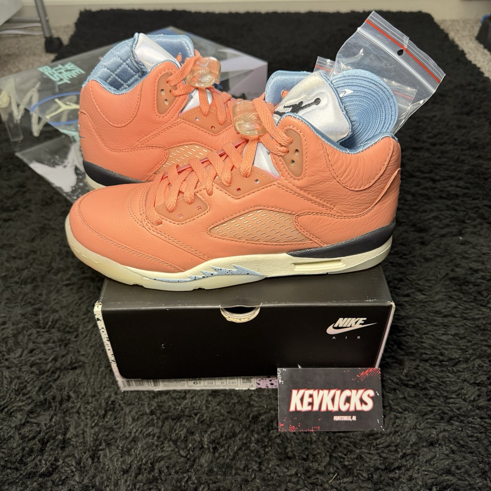 Size 6.5 – Jordan 5 Retro x DJ Khaled Mid We The Best – Crimson Bliss