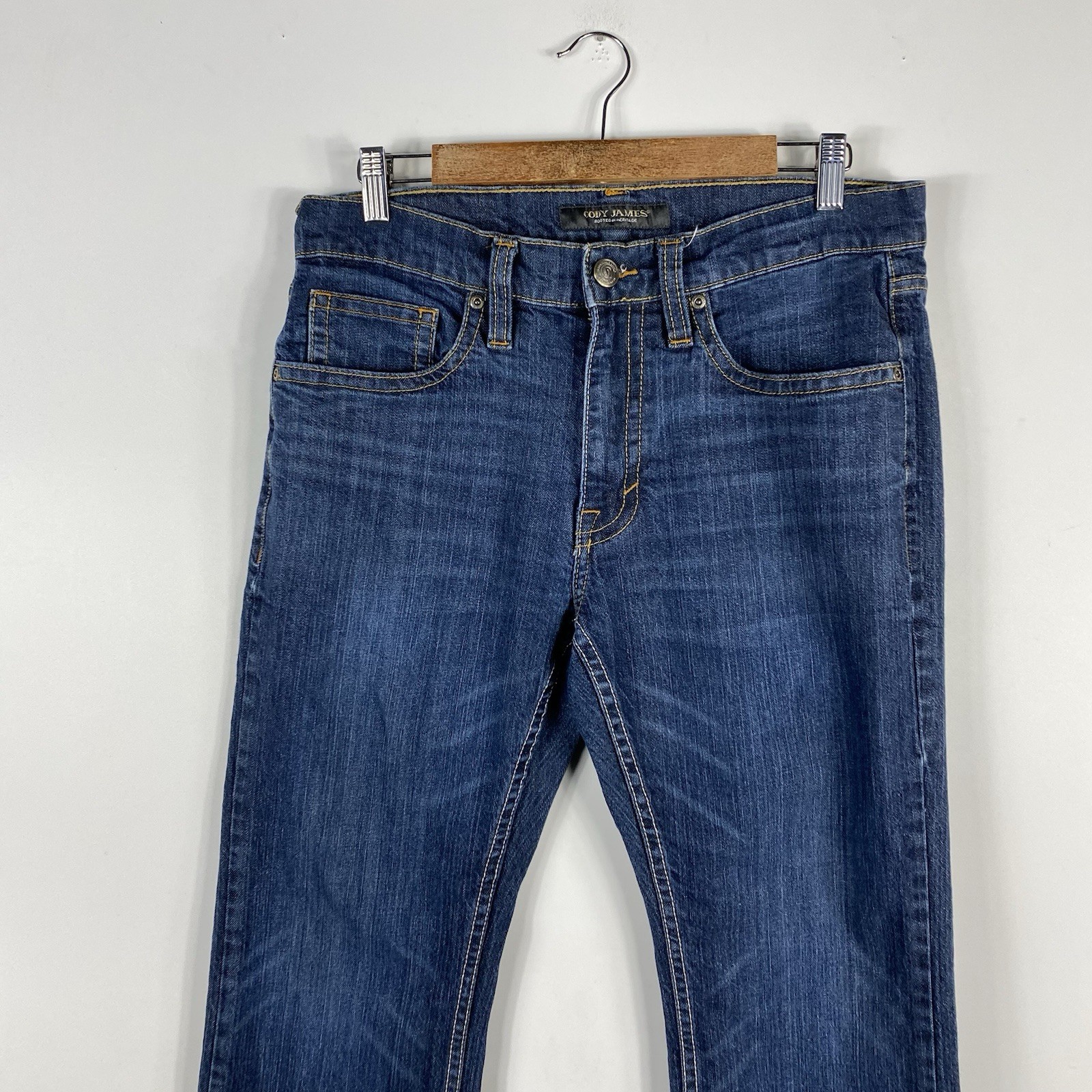 Cody James Jeans Men’s 33X32 Slim Bootcut Wyatt Blue Dark Wash