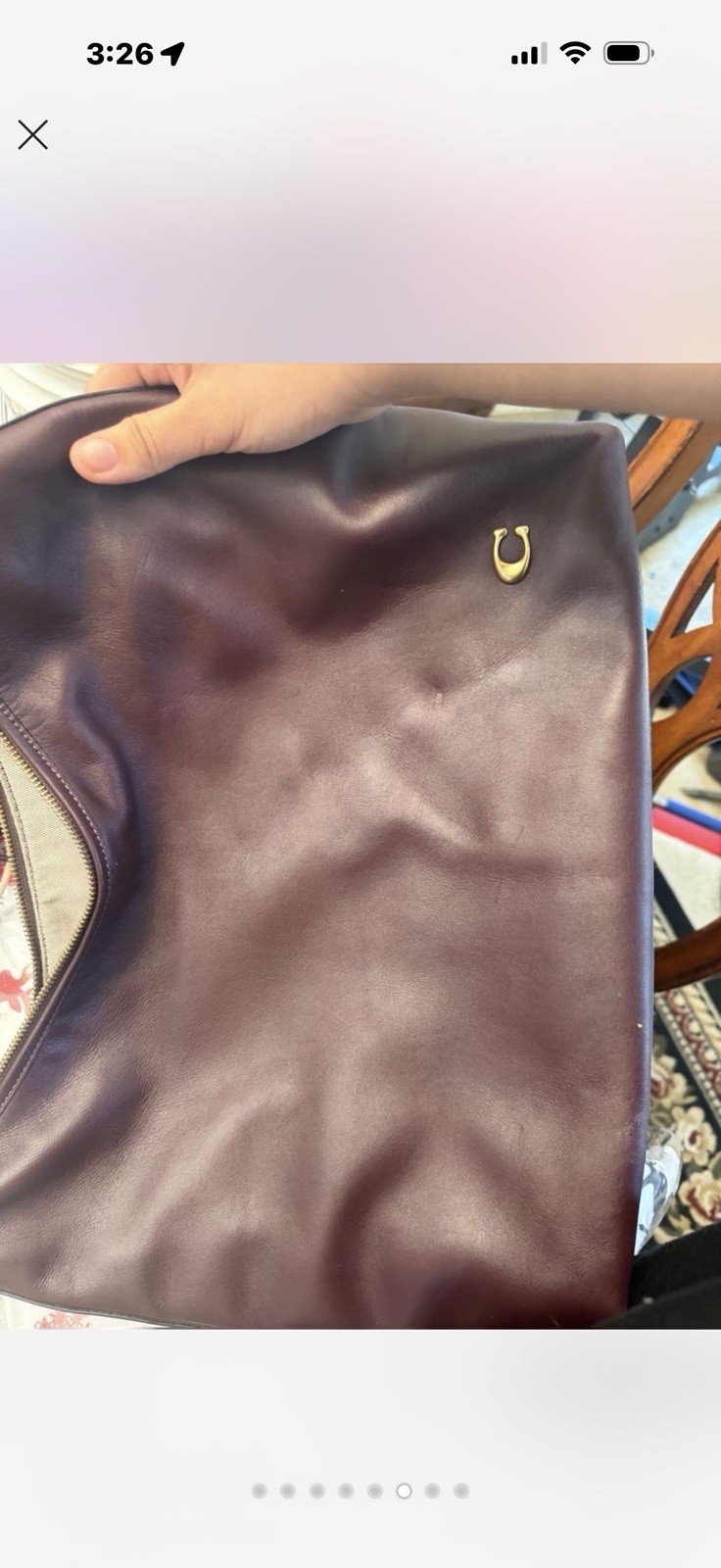 Coach Juliet 38 Black Currant