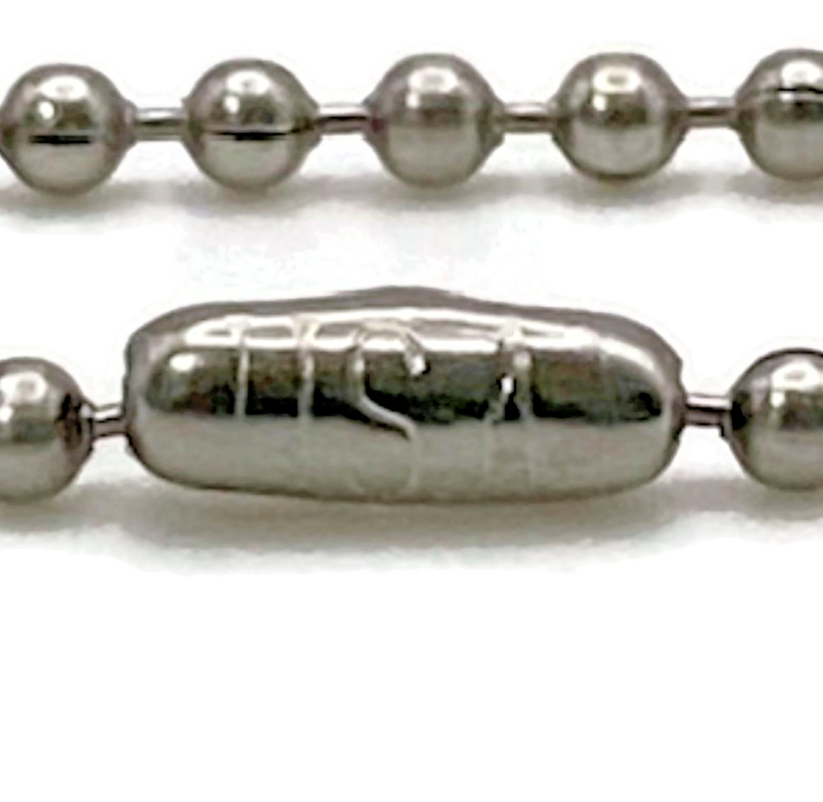 Keychain 4½ inch – 6 inch Stainless Steel 2.4mm Ball Chain Made In The USA!!