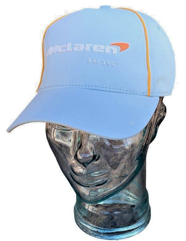 McLaren F1 Racing Team 2026 Sky Blue Drivers/Baseball Cap. Factory 2nd.