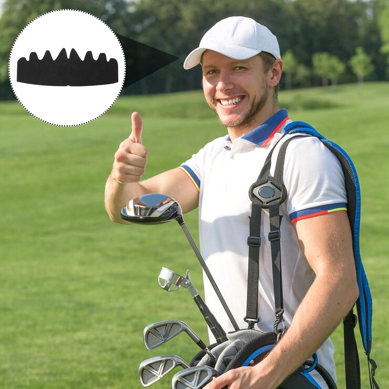 10 Pcs Black Baseball Cap Inserts, Washable Reusable Felt Shapers & Sweat Liners