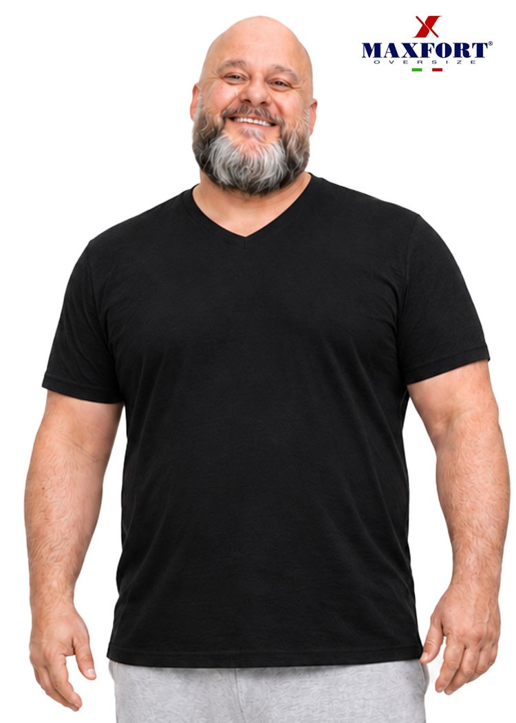 men’s underwear PLUS SIZES sweater V-neck cotton t-shirt from 2XL to 10XL Maxfor