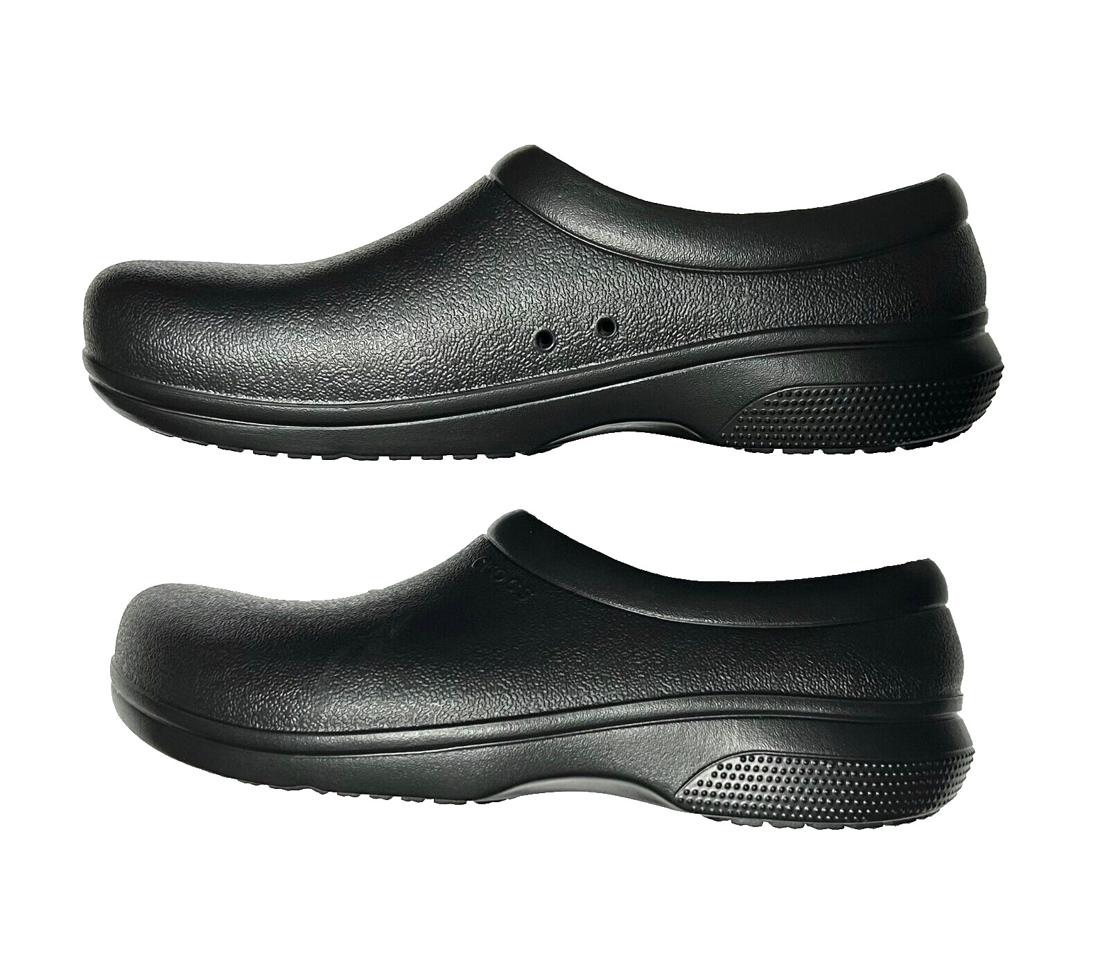 Crocs On The Clock Slip Resistant Shoes Work Slip On Mens Size 12 Black