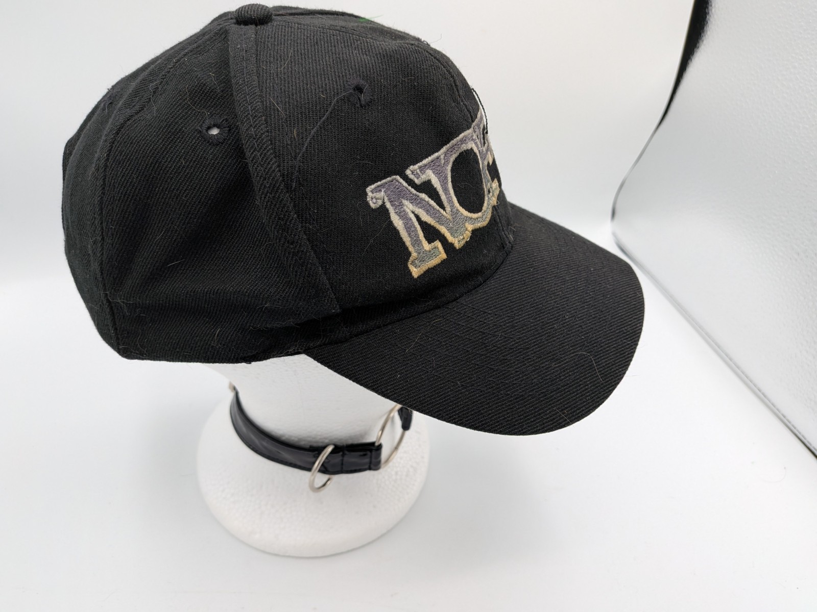 Vintage 90s NOFX Logo Black Snapback Baseball Hat Otto Cap RARE Punk Rock Band