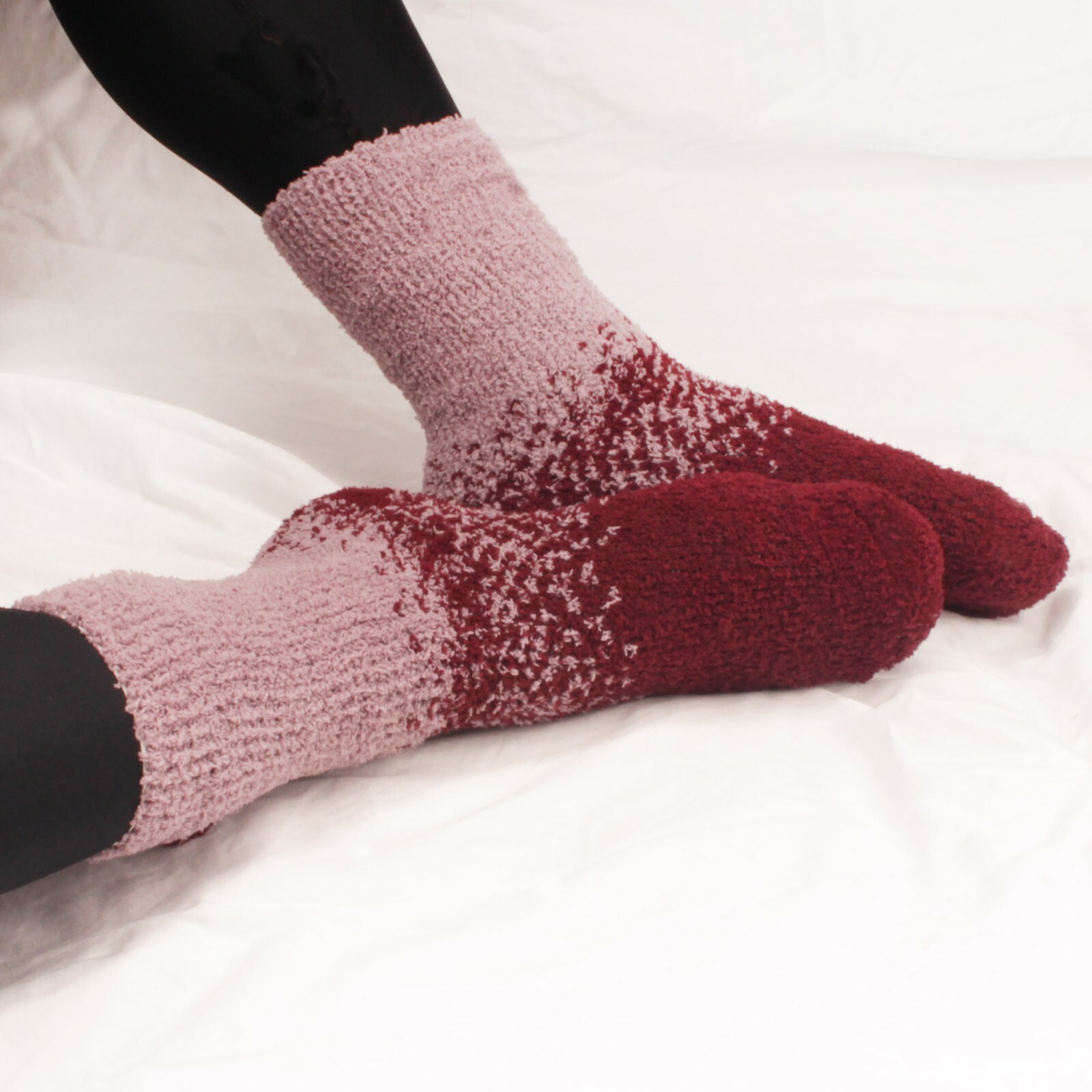 Women’s Super Soft Cozy Warm Fuzzy Gradient Socks – 8 Pair Value Pack Assortment