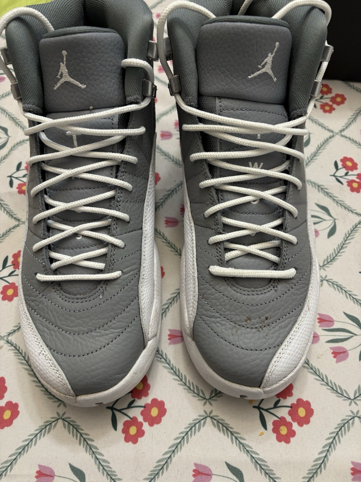 Air Jordan 12 Retro Stealth Grey Size 7 Youth. Great condition with Box