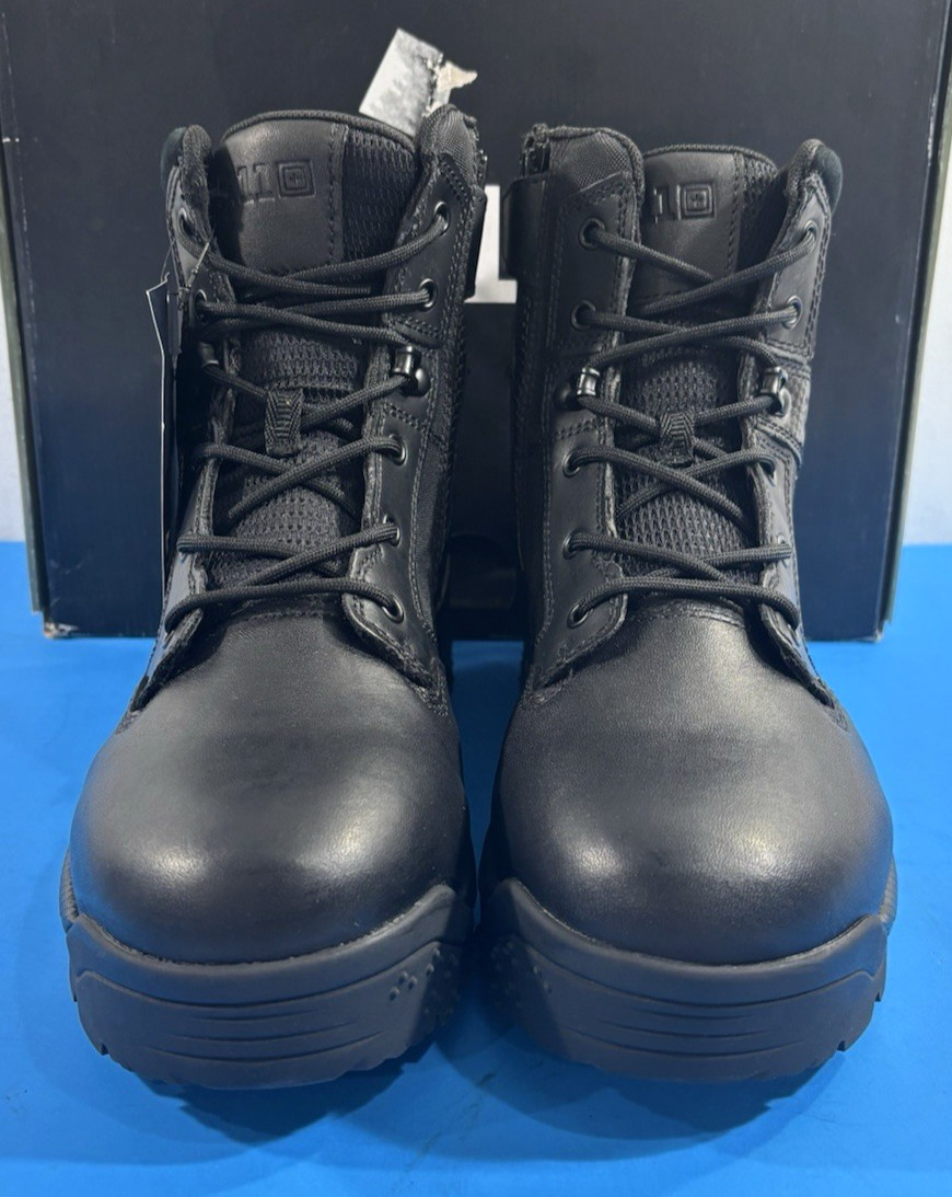 NIB 10.5 REG MENS 5.11 TACTICAL ATAC 2.0 6″ SIDE ZIP BOOTS 12394ABR BLACK 10.5