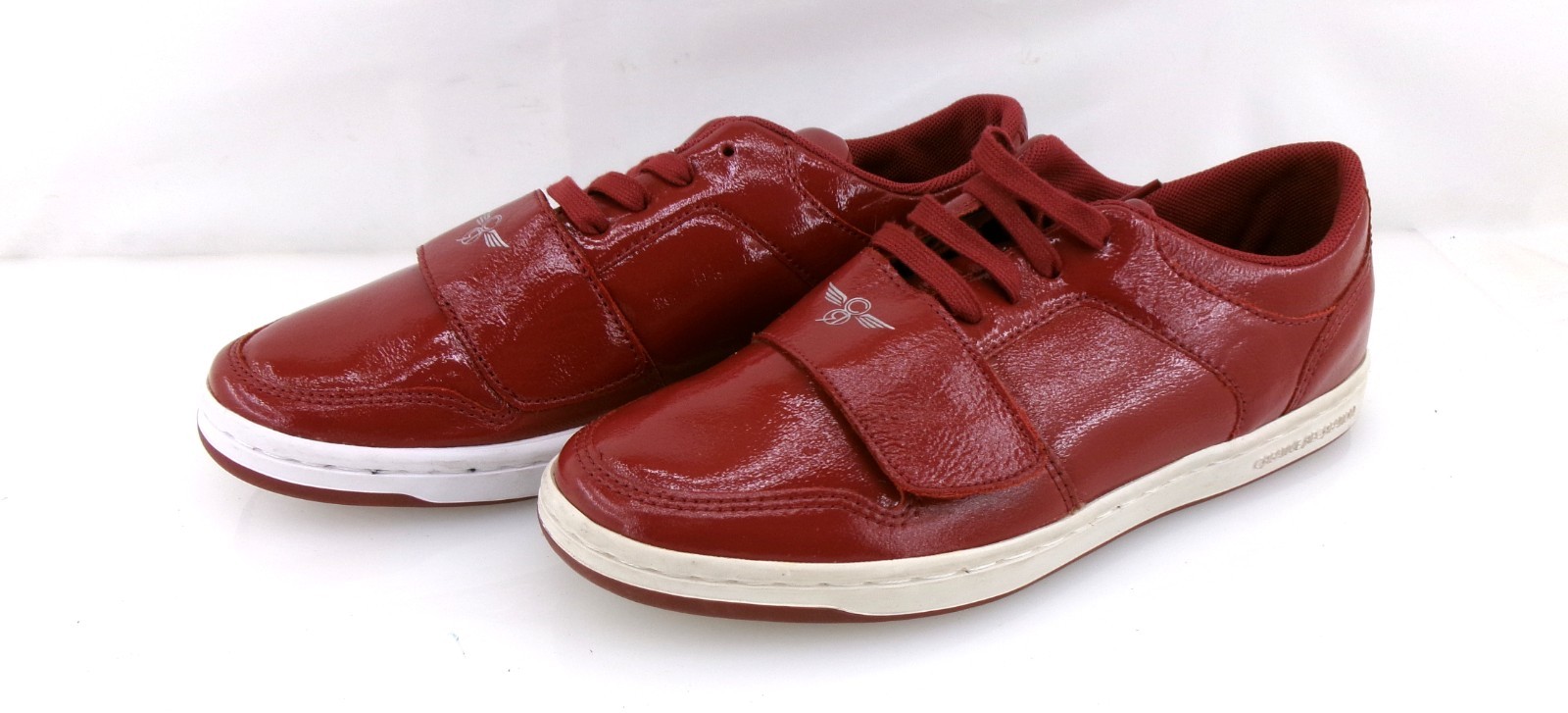 Creative Recreation Shoes Cesario Lo Pat Leather Red Sneaker Mismatched 8/7.5