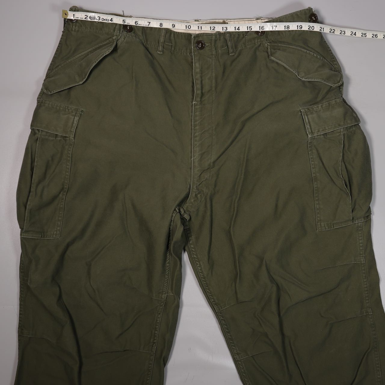 VTG 1952 US Army M51 Field Shell Trousers Korean War Fulton Cargo Pants 40×29