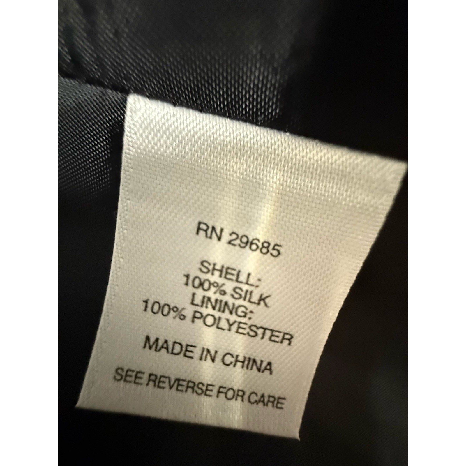 Pendleton Petite Silk Blazer Jacket Black White Grid Geometric 3/4 Sleeve Size 4