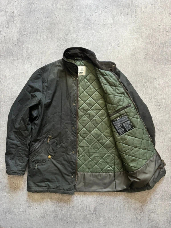 Barbour Prestbury Waxed Jacket Large