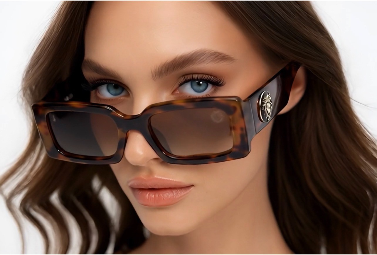SQUARE OVERSIZED WOMEN TRNDY SUNGLASSES RETRO DESIGNER FASHION OUTDOOR HIP HOP