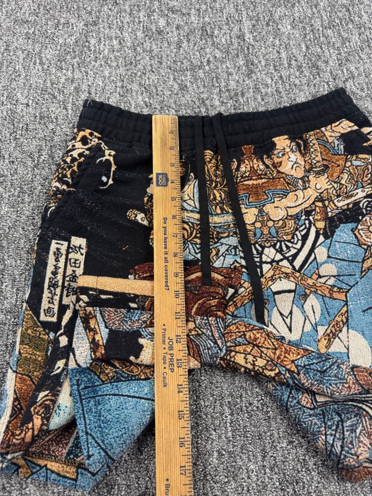 Sakamoto Samurai Warrior Shorts Men Small Japan Tapestry AOP Asian Anime Graphic