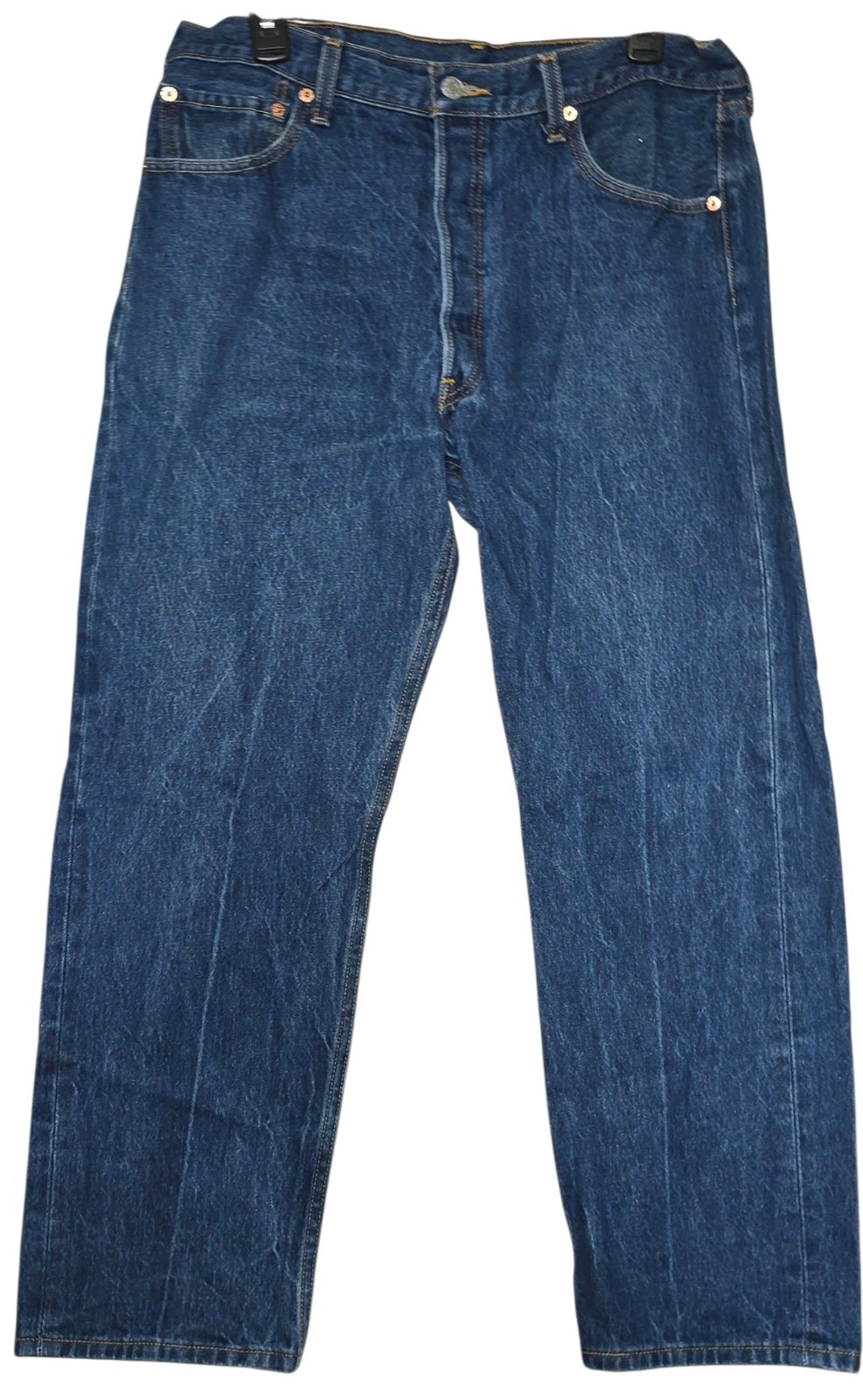 Denim Levi’s 501 Button Fly Jeans Men’s Size 36×27 Short Straight Leg workwear