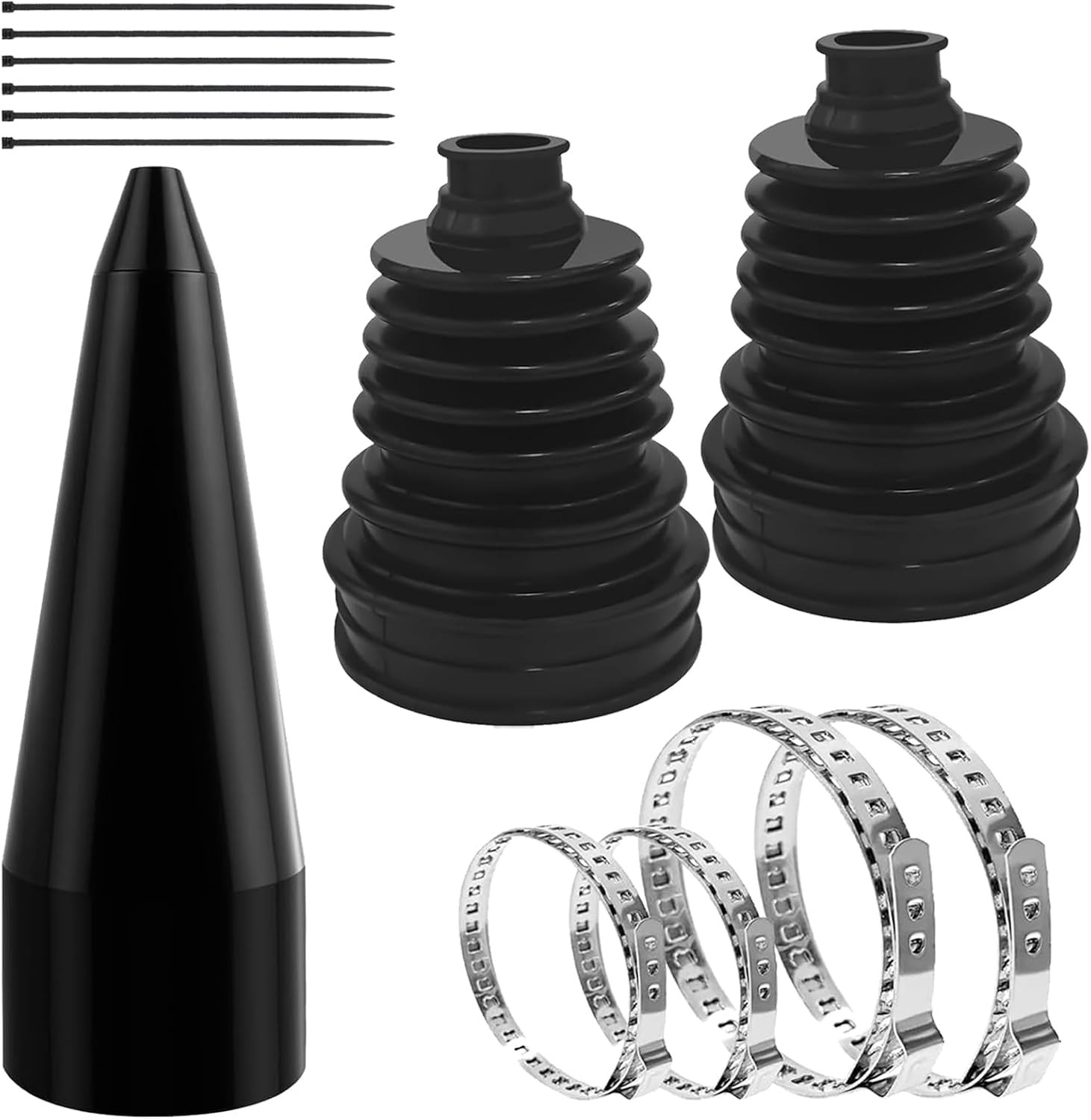 2PCS Silicone CV Boot Repair Kit with Expander Tool Dustproof,Waterproof | 4