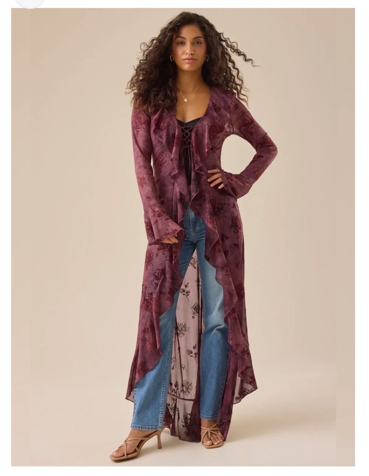 altar’d state long sleeve duster