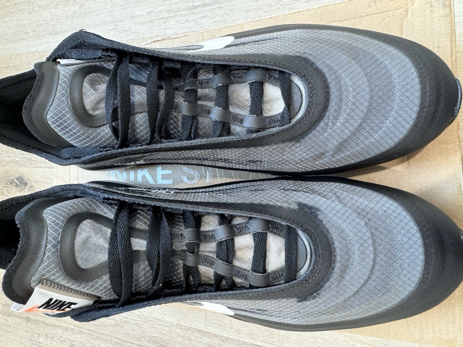 Off-White Nike Air Max 97 Black AJ4585-001 Men’s Size 10 pre-owned