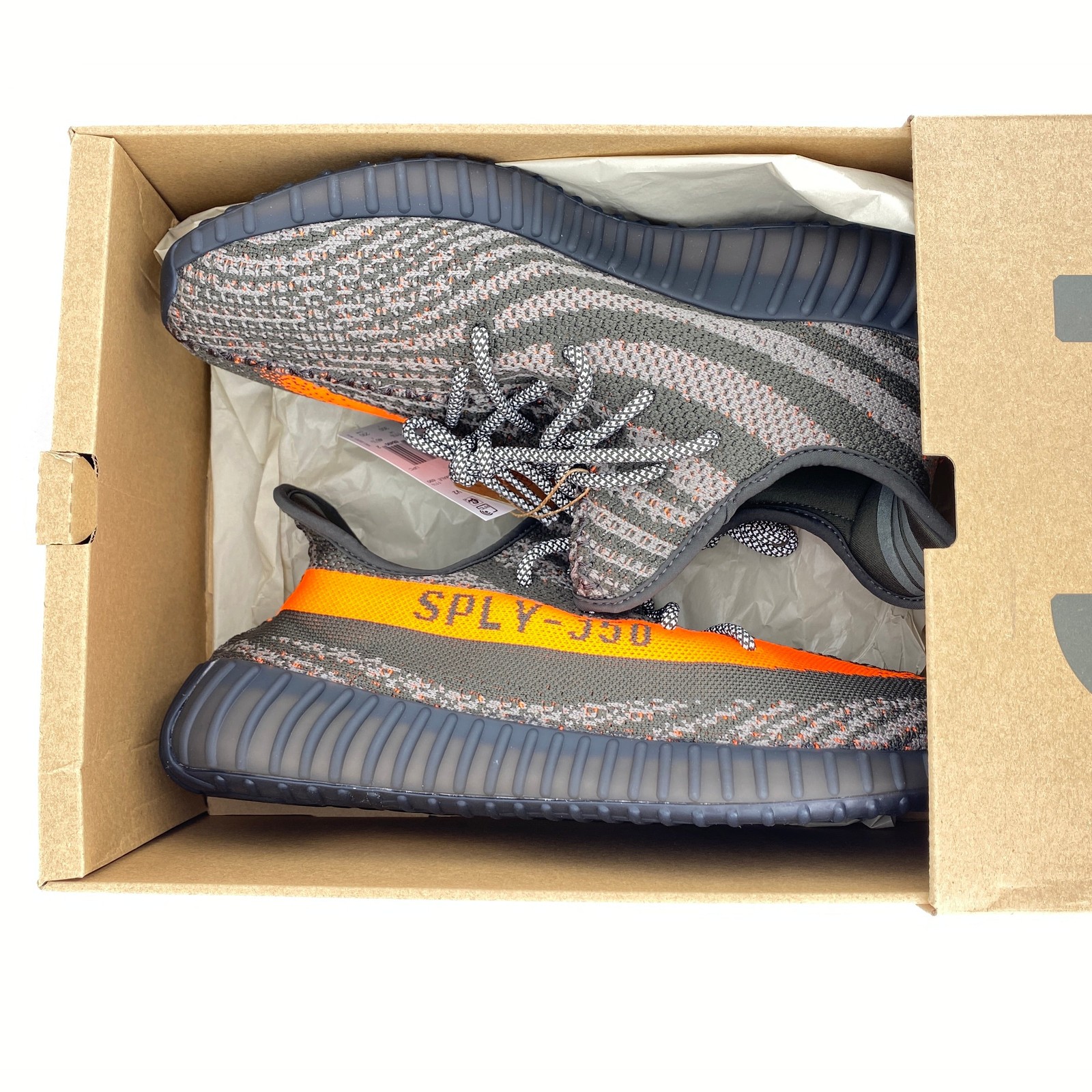 Adidas Boost 350 V2 “CARBON BELUGA” 2024 – Size 12 – hq7045 (682-509)