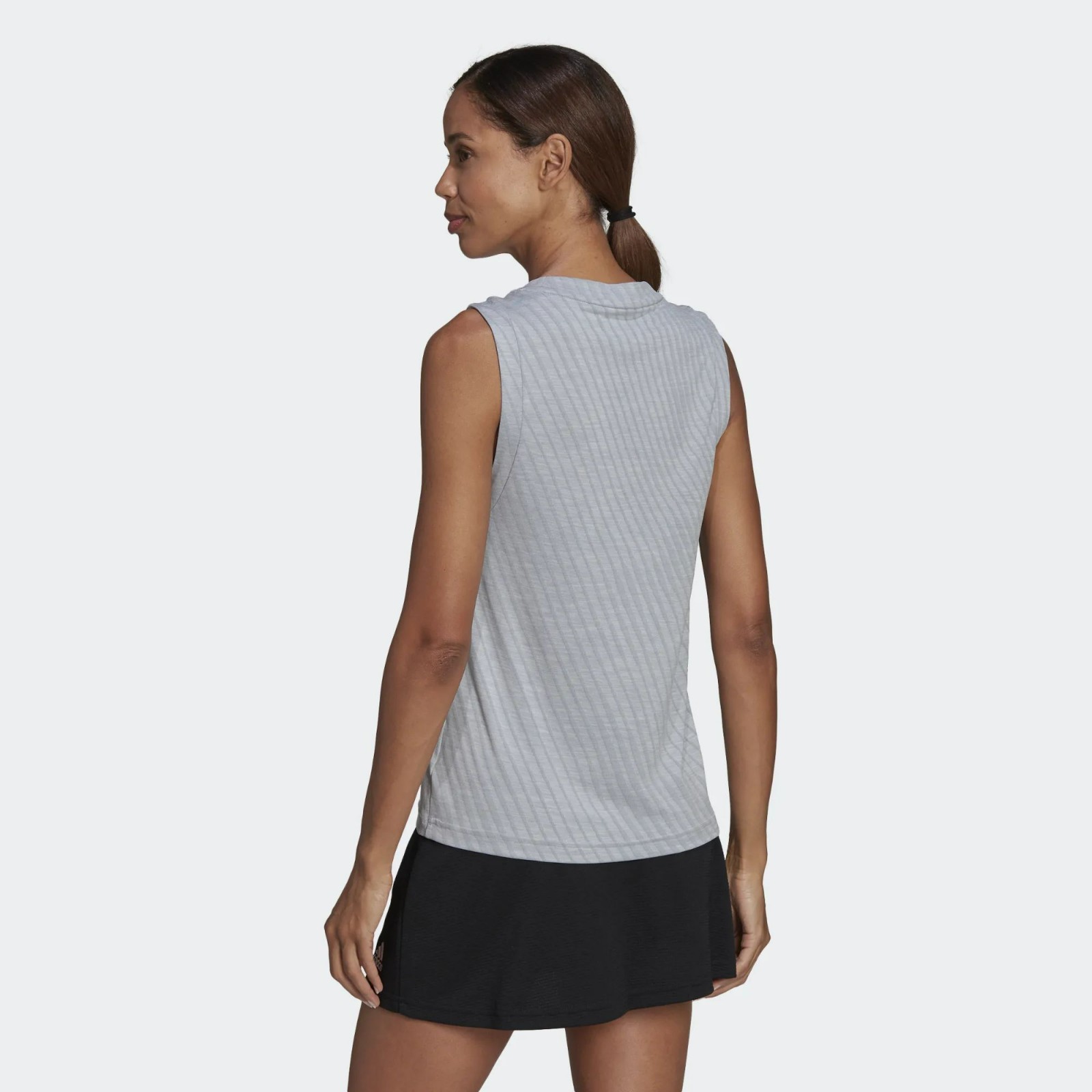 ADIDAS TENNIS MATCH TANK TOP MEDIUM HALO SILVER