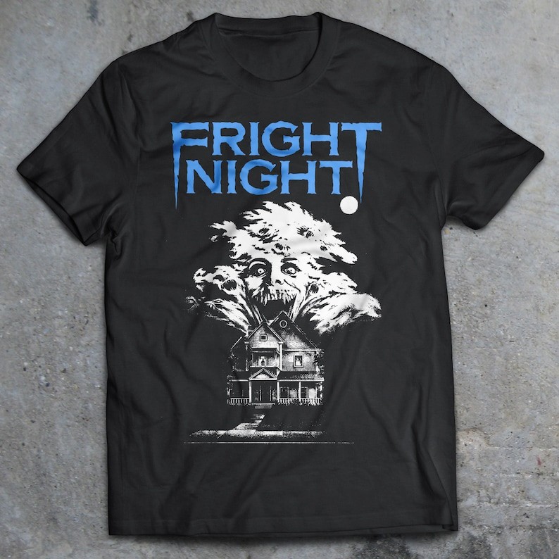 Fright Night 1985 Horror Movie T-Shirt, 80s Horror Shirt Night of The Creeps,