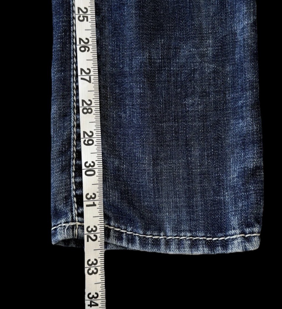 Salvage HAVOC Slim Straight Stretch Buckle Jeans ~ Men’s Size 28 x 32