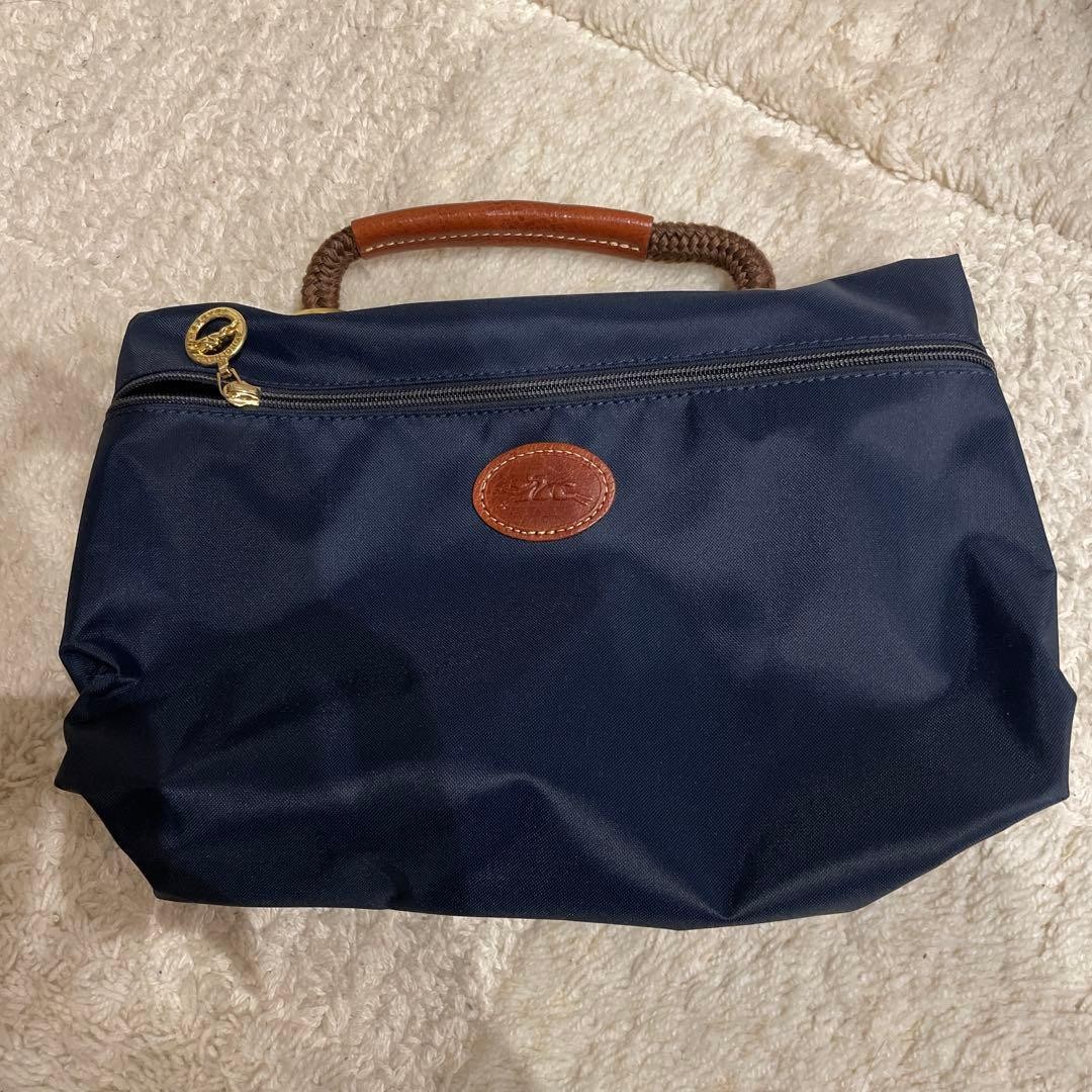 LONGCHAMP Navy Top Handle Bag Women’s