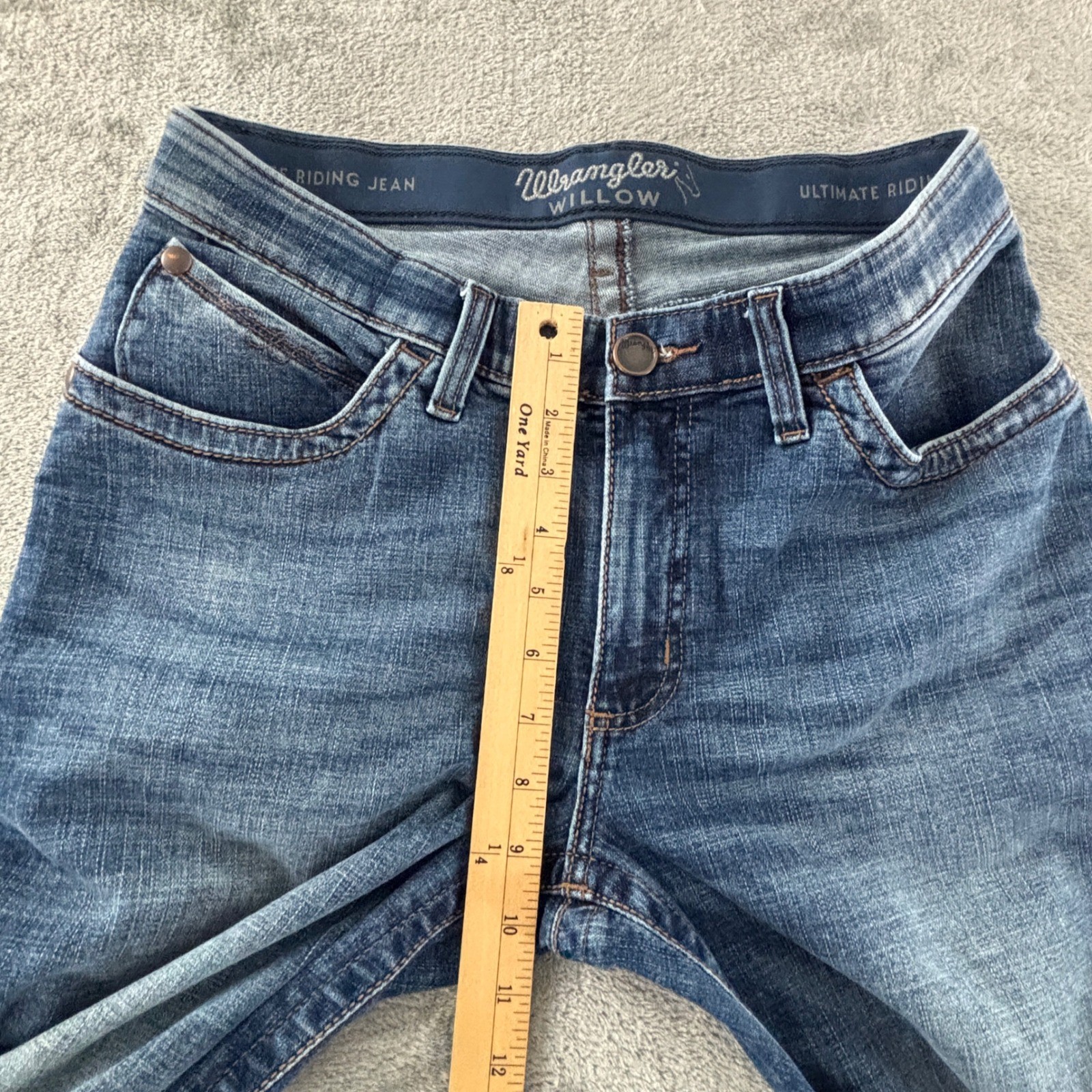 Wrangler Willow Bootcut Ultimate Riding Jean Womens 30×32 Medium Wash Stretch