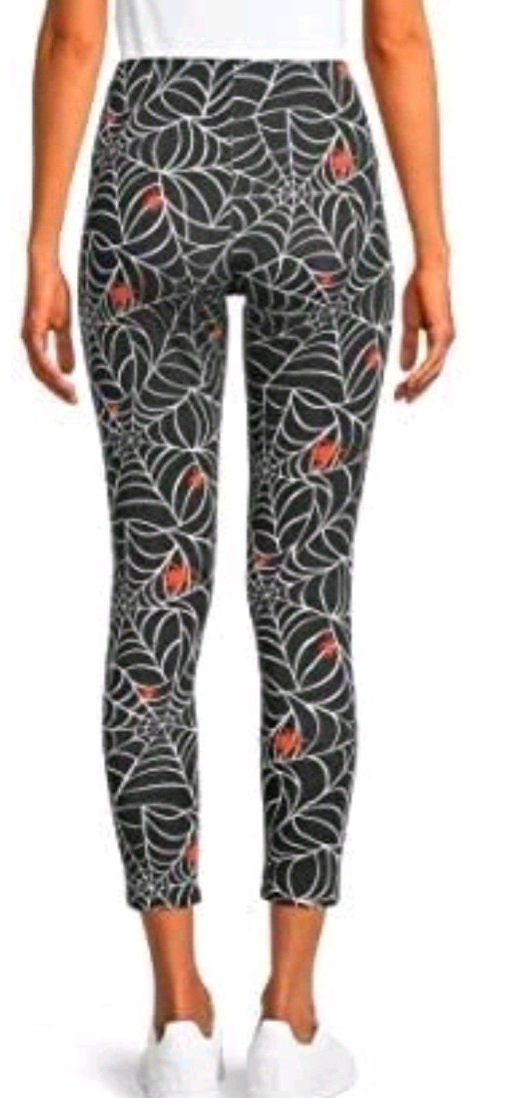 NOBO Halloween Leggings Spider Web ~Sugar Skull Juniors Size S~M~L~XL~XXL~XXXL