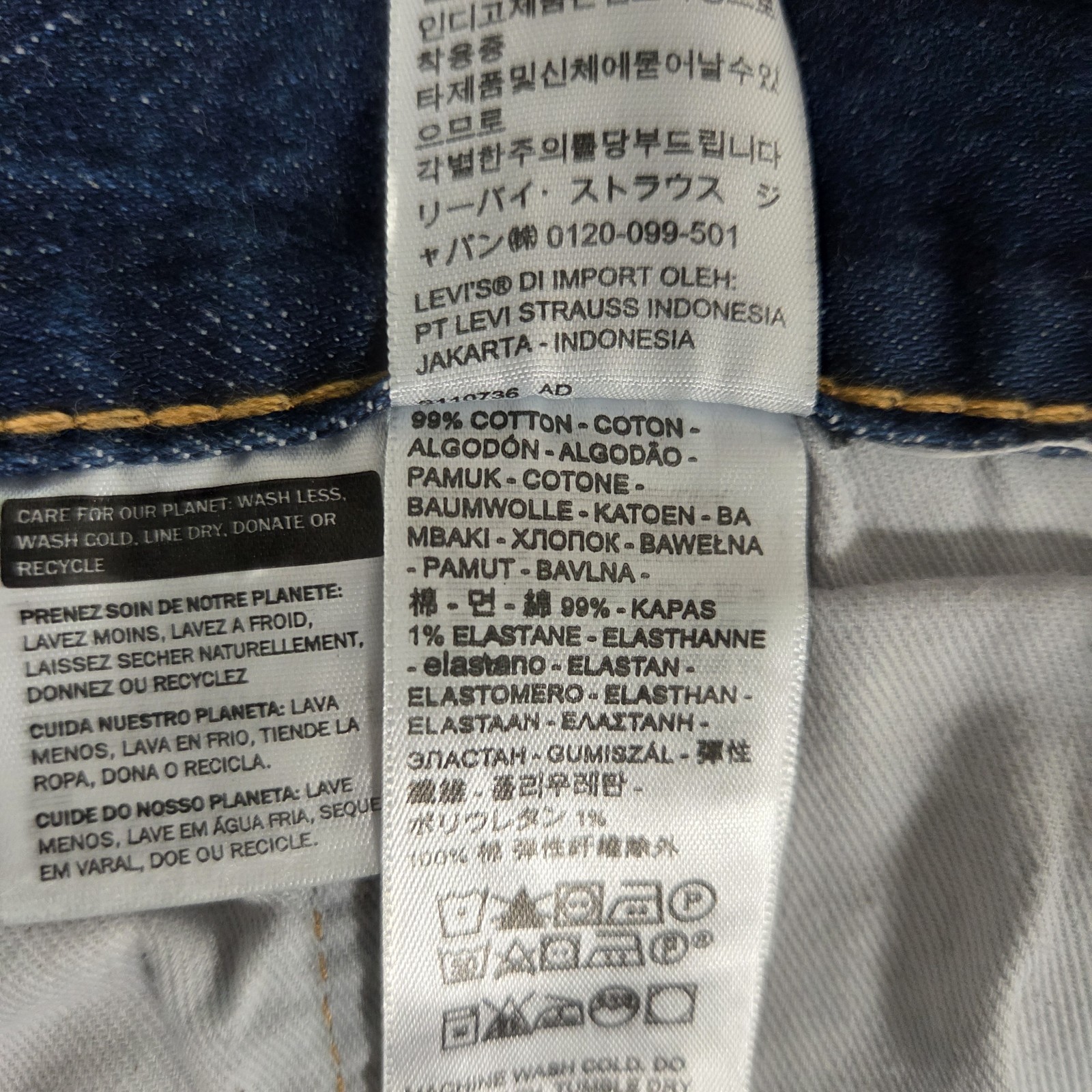 Levi’s Premium 501 ’93 Straight Leg Jeans Mens 40×26 Blue Medium Wash Button Fly