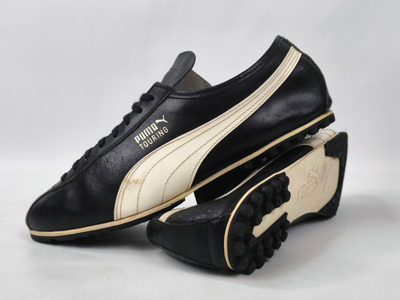 Puma Touring cycling shoes UK 11.5 / Eur 46 2/3 made in France 80s vintage