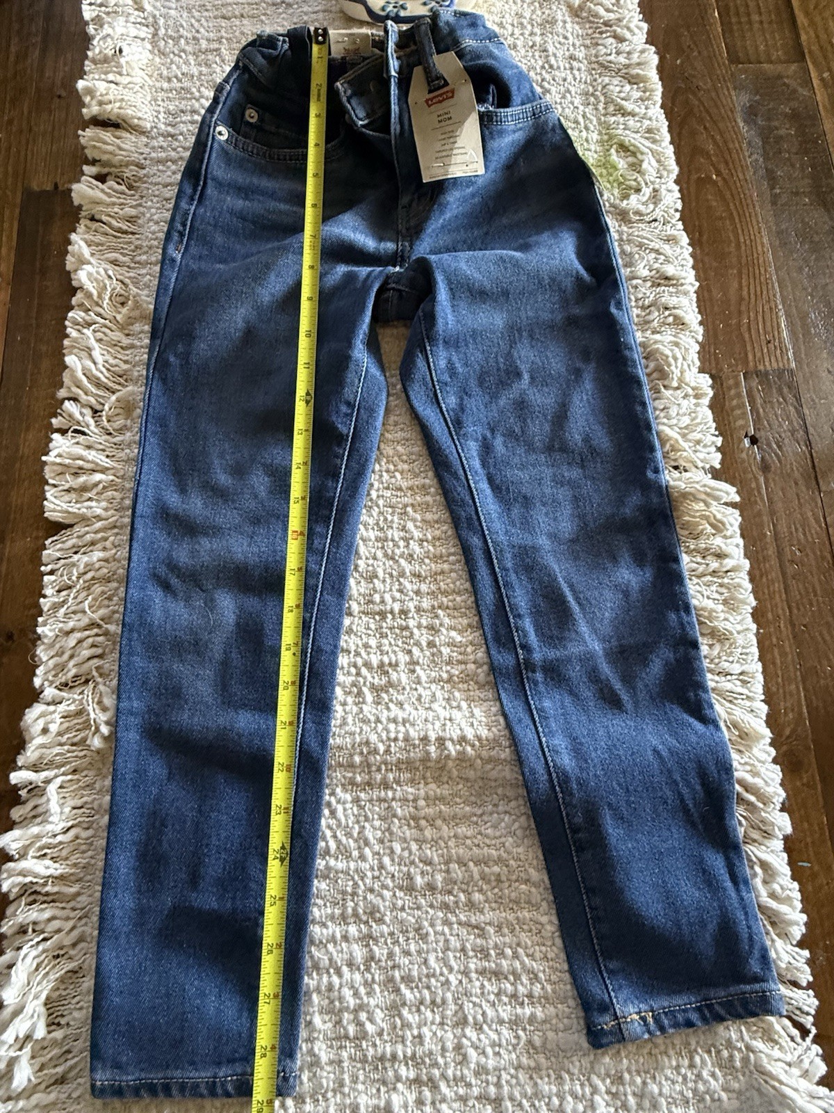 Mini Mom Stretch 7 Reg High Rise 7 Reg Levi Jeans Girls NWT Repreve Free Ship