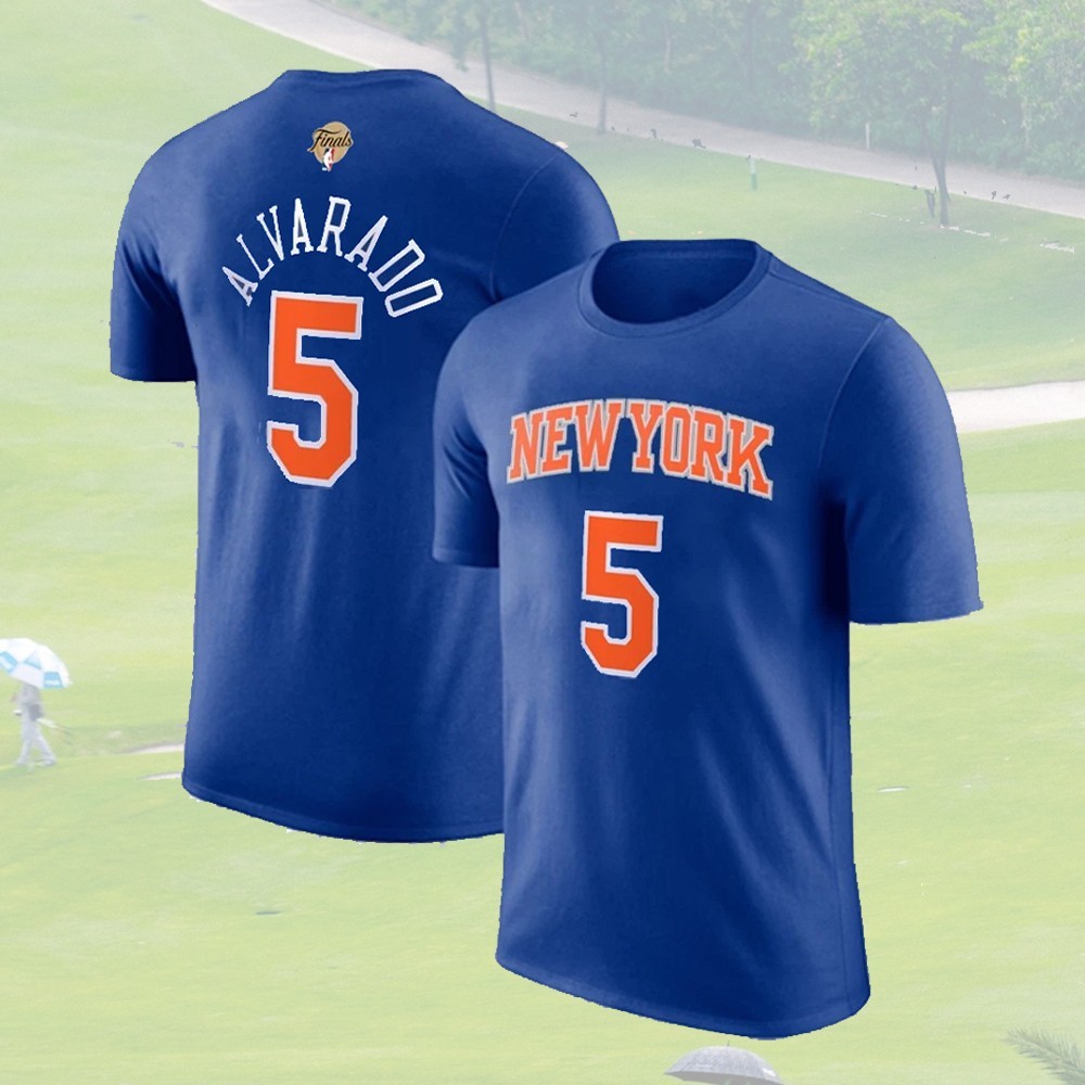 ✍️HOT – Jose Alvarado #5 Baskeball Team 2026 Finals Champions Name & Number Tee