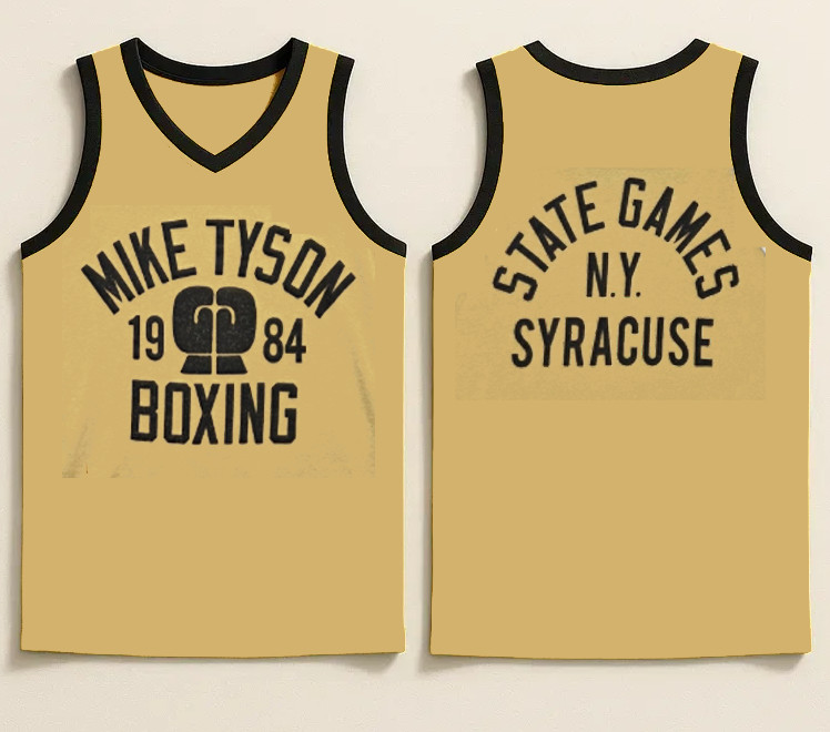 Mike Tyson 84 Boxing basketball jersey All sizes 1F2808