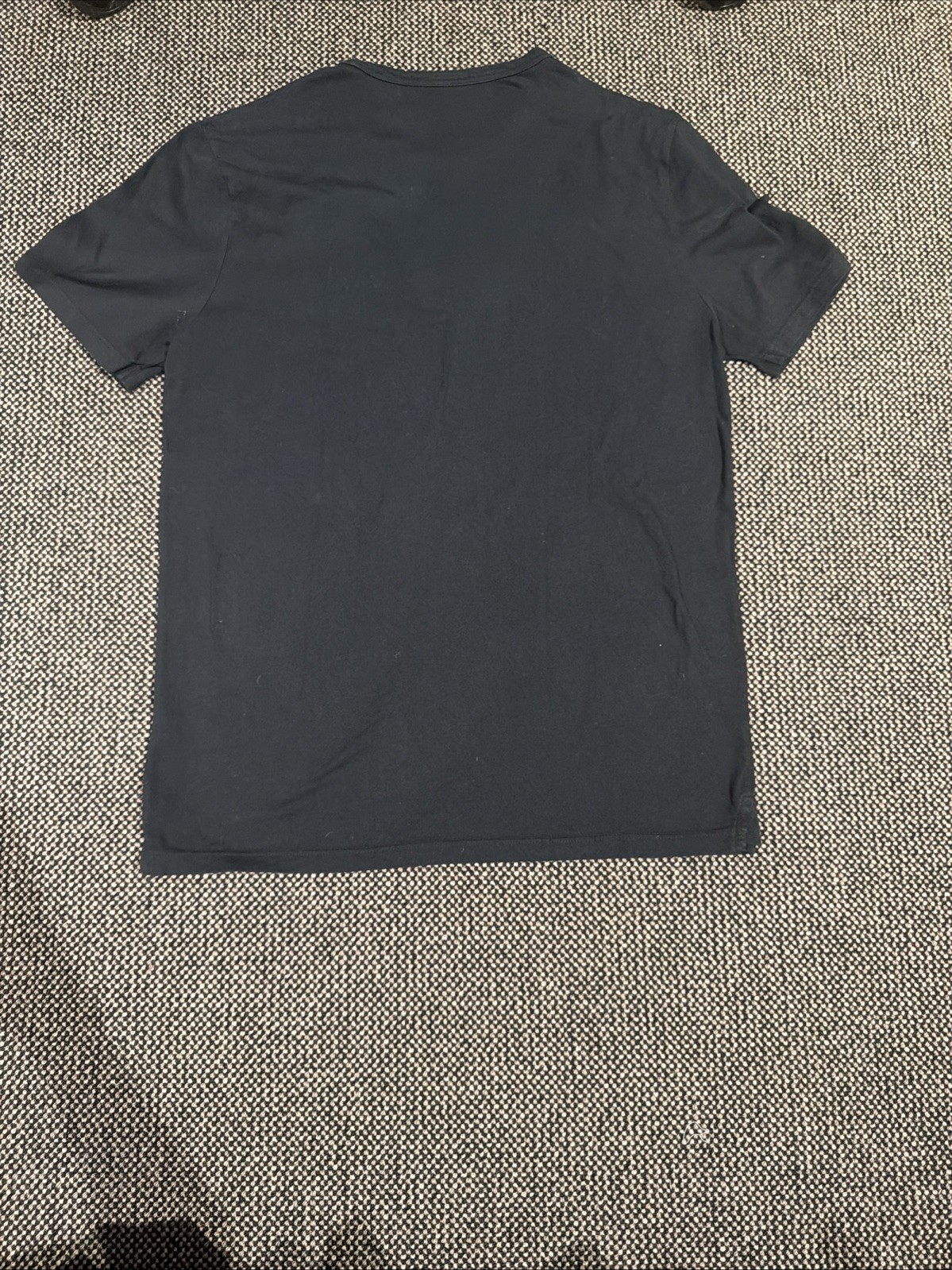 READ Hole In Side Vince Mens M Medium 42” Black Tee T Shirt Solid Pima Cotton