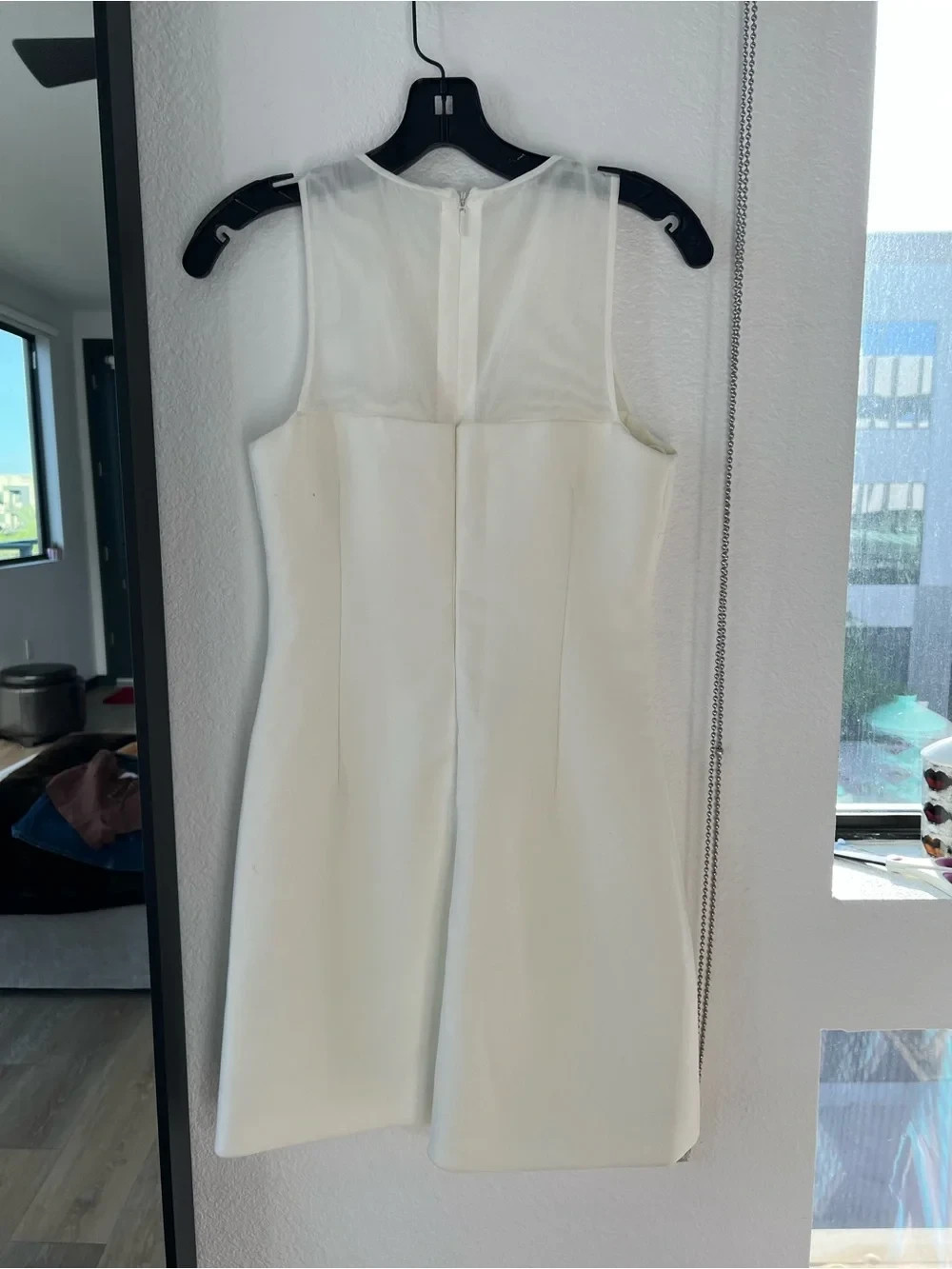Cinq a Sept Elson Sleeveless Minidress in Ivory | Size 4 | NWOT $365