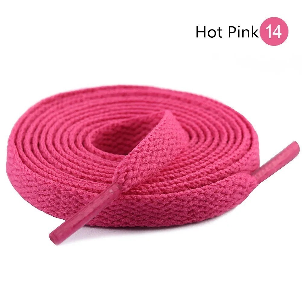 Fat Shoelaces Thick Flat 3/4″ Wide Shoelaces Solid Color for All Shoe Types