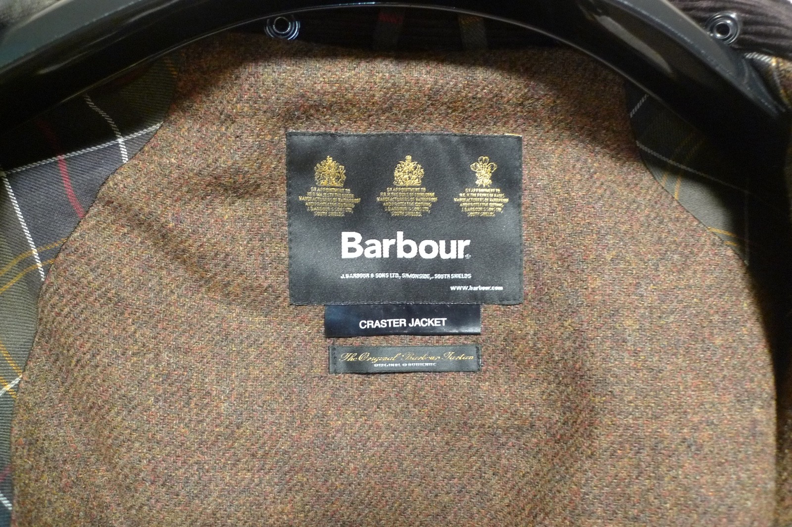 BARBOUR – A501 CRASTER 10 OZ WAX COTTON JACKET – EXTRA HEAVYWEIGHT – 46 – RARE