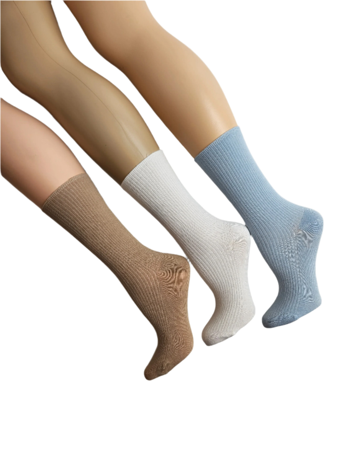 Sierra Socks Diabetic/Arthritic Rayon from Bamboo Soft Crew Comfort Top Socks