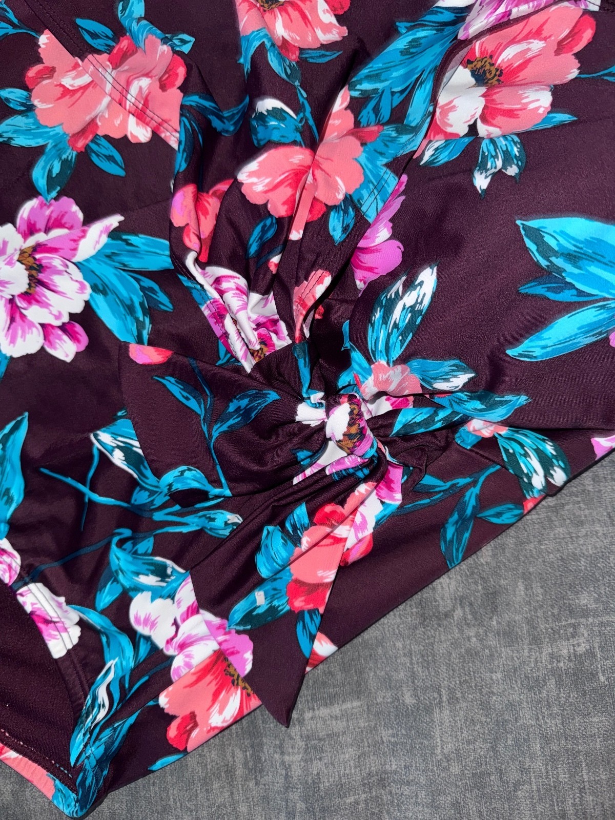 Embrace Your Curves Floral One-Piece Swimsuit Size 2X
